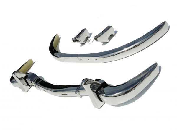 Stainless Steel Bumper Set for the Mercedes 300SL Roadster